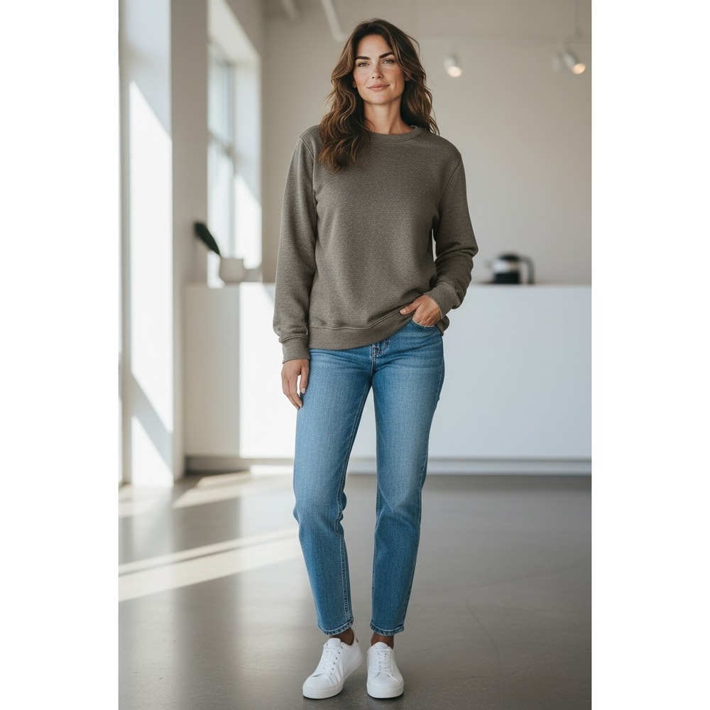 Women's Mondetta‎ Gray Long Sleeve Pullover Size Large Basics